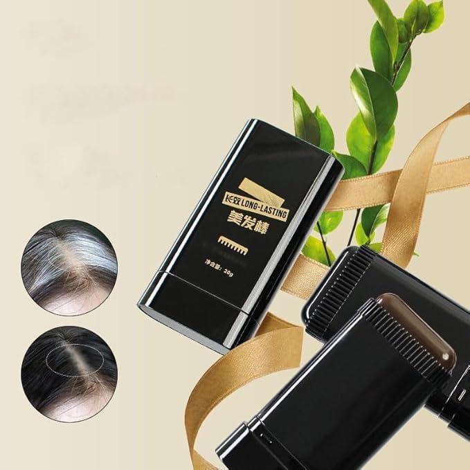 Portable 2 in1 Hair Dye Stick - Black