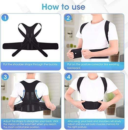 Say Goodbye to Back Pain – Posture Corrector Shoulder Belt